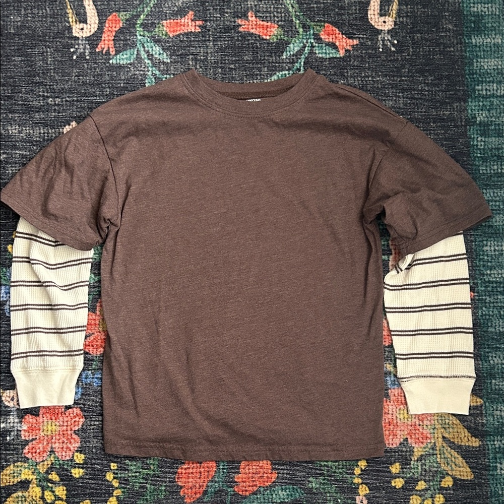OshKosh B'gosh Boys Layered Waffle Tee, Size 8